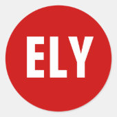 ELY STICKER 1 (Voorkant)