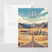 Ely USA Briefkaart (Voorkant / Achterkant)