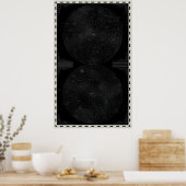Elyden Constellation Chart Poster (Keuken)