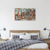 Elyria, OhioLarge Letter ScenesElyria, OH Canvas Afdruk (Insitu (Slaapkamer))