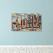 Elyria, OhioLarge Letter ScenesElyria, OH Canvas Afdruk (Insitu (Houten vloer))