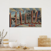 Elyria, OhioLarge Letter ScenesElyria, OH Poster (Keuken)