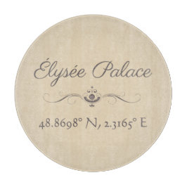 Élysée Palace Latitude Longitude Snijplank