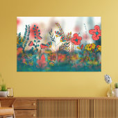 Elysian Blooms Canvas Afdruk (Insitu (Woonkamer))
