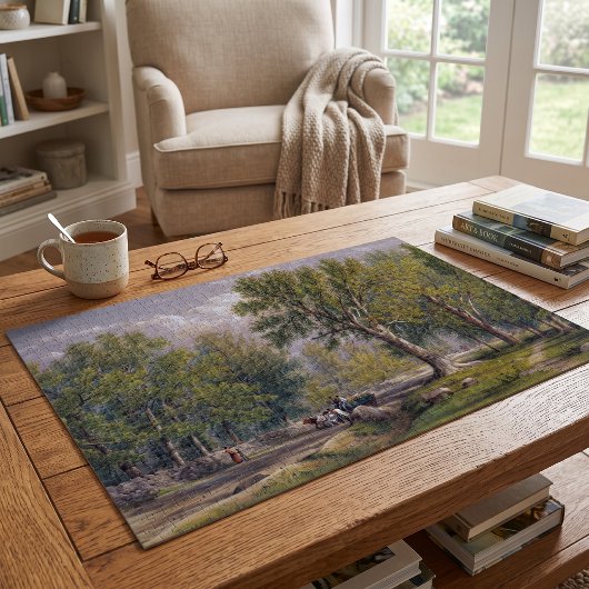 Elysian Fields Hoboken NJ 1874 Antiek Landschap Legpuzzel