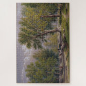 Elysian Fields Hoboken NJ 1874 Antiek Landschap Legpuzzel (Verticaal)