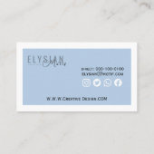 Elysian Motif Creative Visitekaartje (Achterkant)