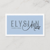 Elysian Motif Creative Visitekaartje (Voorkant)
