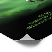 Elysian Skies: Canyon van de Kosmos Artistieke Fil Poster (Hoek)