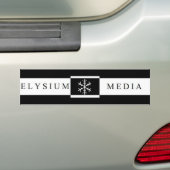Elysium Media Bumpersticker (Op auto)