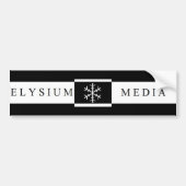 Elysium Media Bumpersticker (Voorkant)