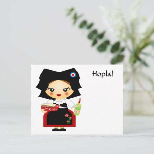 Elzas Briefkaart (Staand voorkant)