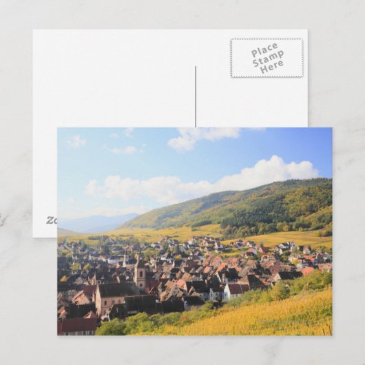 Elzas, Frankrijk 5 Briefkaart (Voorkant / Achterkant)