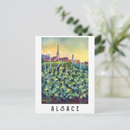 Elzas, Frankrijk Briefkaart (Staand voorkant)