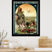 Elzas & Lotharingen vintage poster Frankrijk (Keuken)
