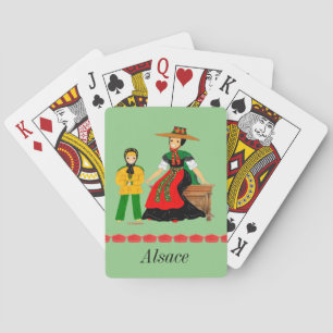 Elzas, Munster, Frankrijk Pokerkaarten