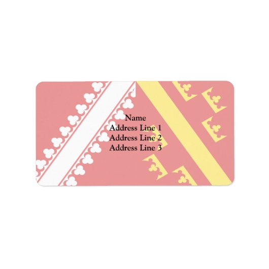 Elzas (Oud), Franse vlag Etiket (Voorkant)