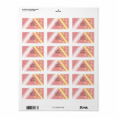 Elzas (Oud), Franse vlag Etiket (Full Sheet)