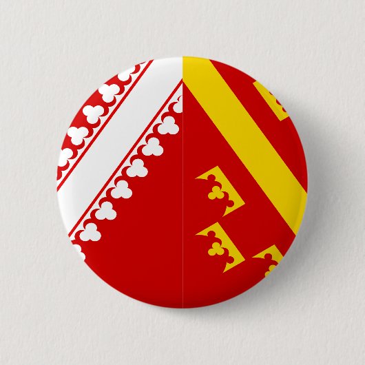 Elzas (oud), Franse vlag Ronde Button 5,7 Cm (Voorkant)