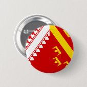 Elzas (oud), Franse vlag Ronde Button 5,7 Cm (Voorkant /achterkant)