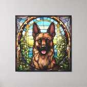 Elzasser hond canvas kunst (Voorkant)