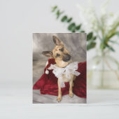 Elzasser Kerstmis Feestdagenkaart (Staand voorkant)