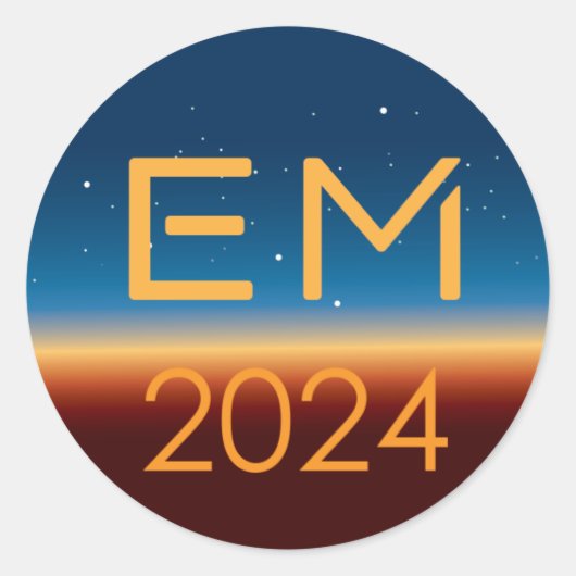 EM2024 ronde sticker (Voorkant)