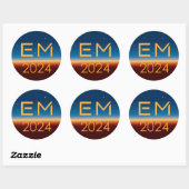 EM2024 ronde sticker (Vel)