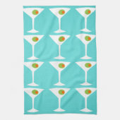 'Em Coming Martini Kitchen Towel (turquoise) Theedoek (Verticaal)