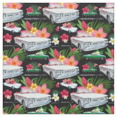 EM Converteerbare corvair fabric—zwart Stof (Close Up)