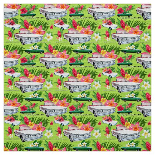 EM Converteerbare Corvair-groen Stof (Swatch)