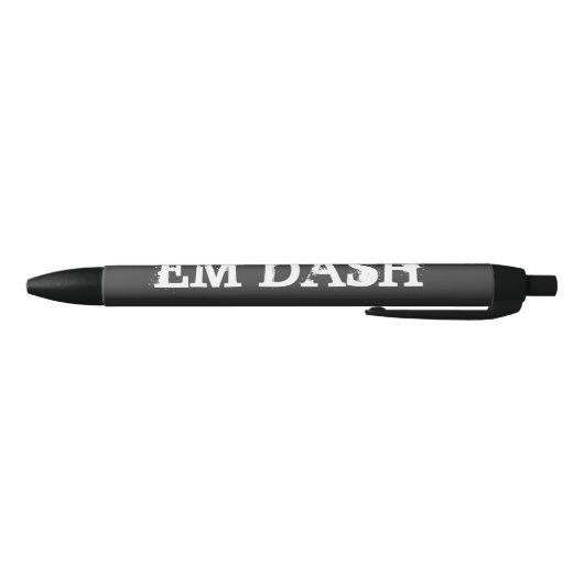 Em Dash Writing Zwarte Inkt Pen (Bodem)