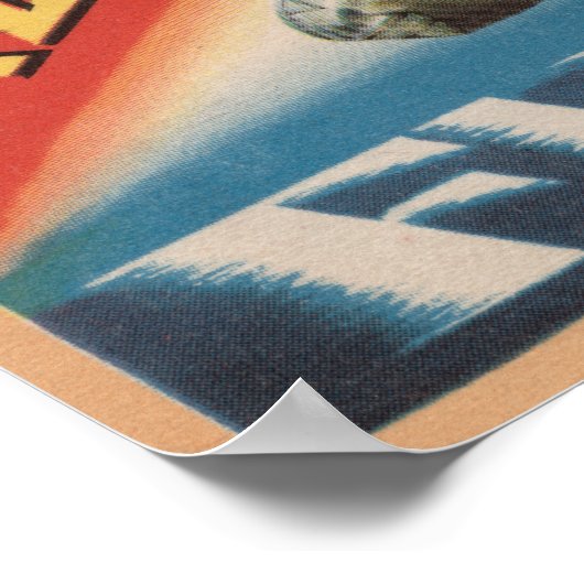 'Em Flying/B-25 Medium Bomber (vliegtuig) Poster (Hoek)