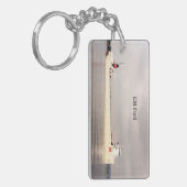 EM Ford rechthoek acrylsleutelketens Sleutelhanger (Voorkant Links)