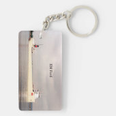 EM Ford rechthoek acrylsleutelketens Sleutelhanger (achterkant)