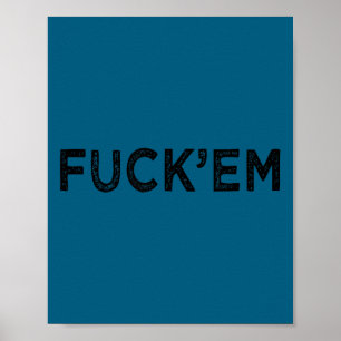 'Em grappig sarcastisch cadeau het kan me niet sch Poster