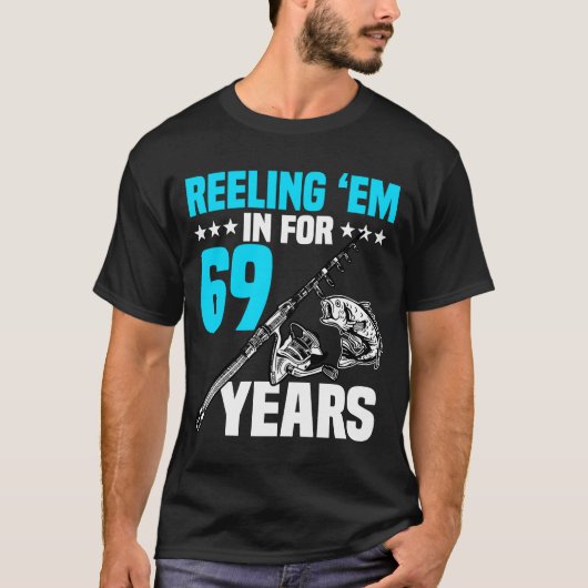 Em-in voor 69 jaar, 69e dag cel op 69e dag t-shirt (Voorkant)
