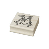 EM Initialen ME Monogram Rubber Inkt Stamp Wedding Rubberstempel (Stempel)