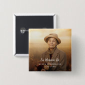 Em Memoria de Spanish Funeral Tribute Button (Voorkant /achterkant)