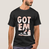 Em Sneaker Match 1 Mid Arctic Crimson Tint Ora T-shirt (Voorkant)