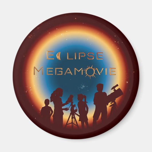 EM Standaard, 2¼ inch cirkelmagneet Magneet (Voorkant)