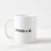 Emacs groter dan VI - Code Editor Flame War - NL Koffiemok (Links)
