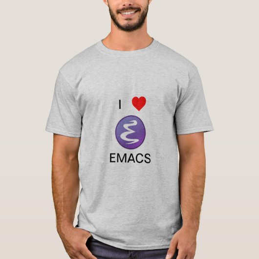 Emacs > vi t-shirt (Voorkant)