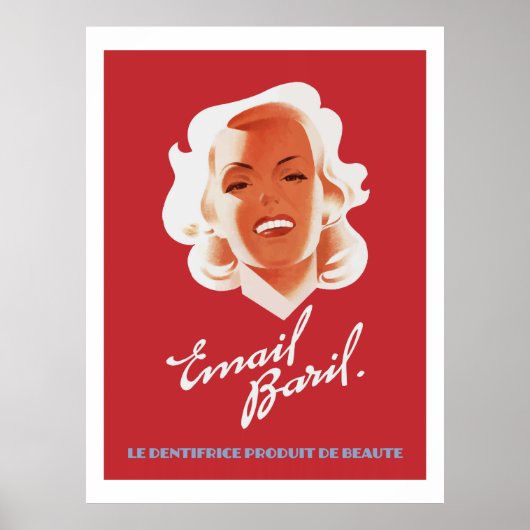 Email Baril 1946 ( Franse advertenties) Poster (Voorkant)