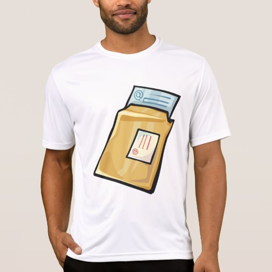 Email Envelope Digital Mail and Newsletter T-shirt (Voorkant)