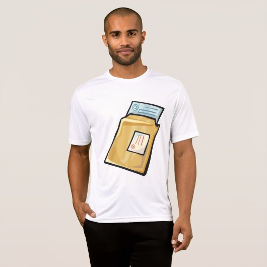 Email Envelope Digital Mail and Newsletter T-shirt (Voorkant volledig)