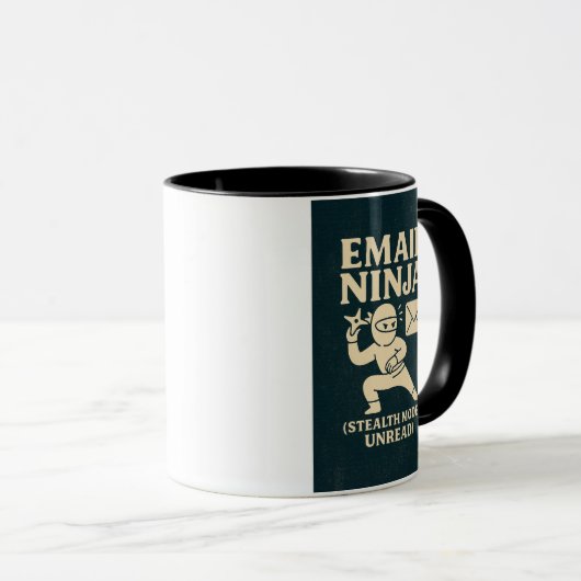 Email  Ninja Coffee Mug Mok (Voorkant rechts)