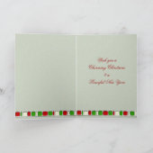 Emaille Charms Kerst Wenskaart Feestdagen Kaart (Binnen)