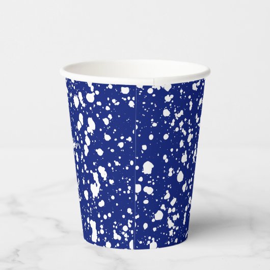 emailware splatter camping cup papieren bekers (Rechts)