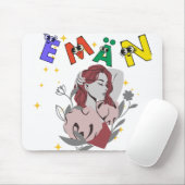 EMAN leuk naamontwerp Muismat (Met muis)